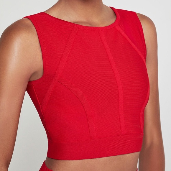 BCBGMaxAzria Fenella Cropped Tank Top - Picture 1 of 8